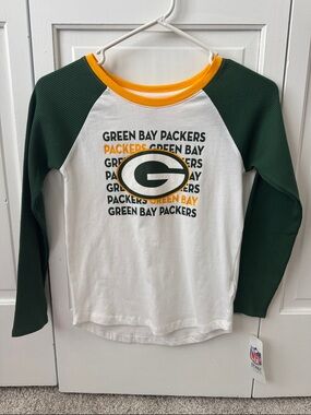 Green Bay Packers kids Long-Sleeve Tee - size M
